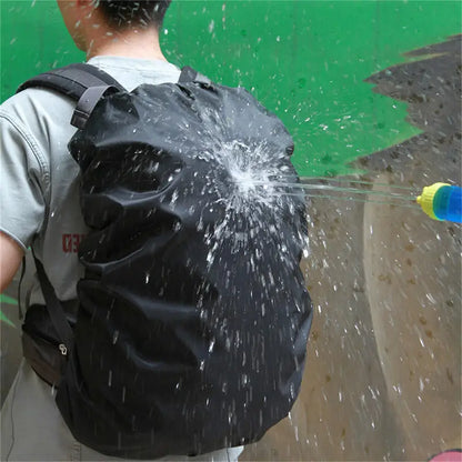 Lightweight Waterproof Backpack Rain Cover with Elastic Hem Compact Travel Dust Protector for Outdoor Camping Daypacks