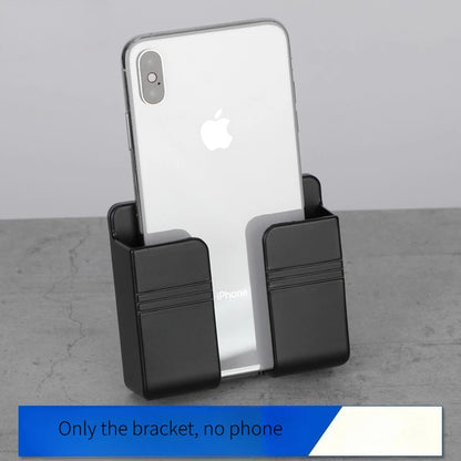 Punch-Free Wall Mount Storage Holder, Mobile Phone & Remote Control Organizer, Multifunctional Wall Rack for Home Bathroom