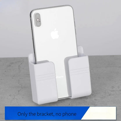 Punch-Free Wall Mount Storage Holder, Mobile Phone & Remote Control Organizer, Multifunctional Wall Rack for Home Bathroom