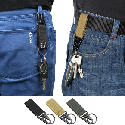 Versatile Men's Tactical Belts Outdoor Hunting Tactics Belt Red Ear Training 1100D Nylon Braided Casual Canvas Buckle Belt Men