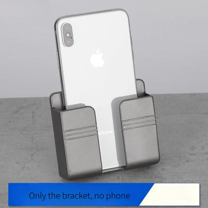 Punch-Free Wall Mount Storage Holder, Mobile Phone & Remote Control Organizer, Multifunctional Wall Rack for Home Bathroom