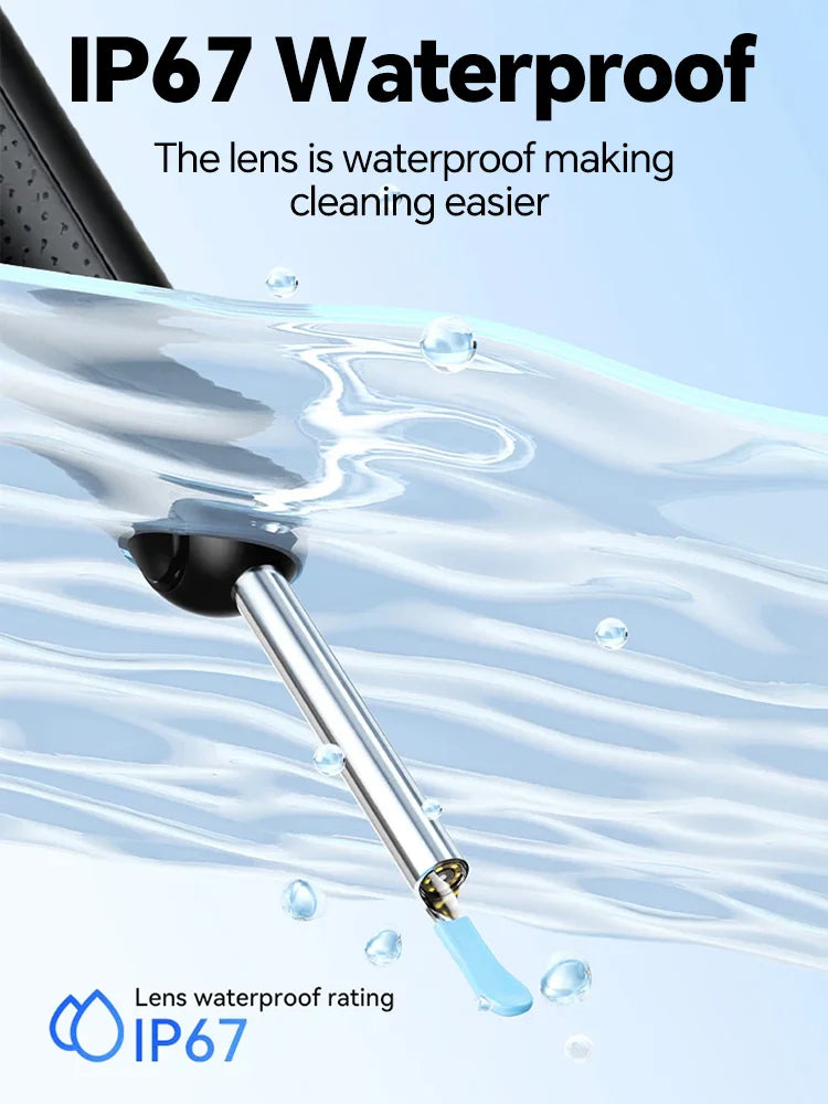 Generation-2, Visual Ear Wax Cleaner Camera Safe Earwax Removal Endoscope Ear Cleaning Tools Ear Care, Black, White Styles, Hot