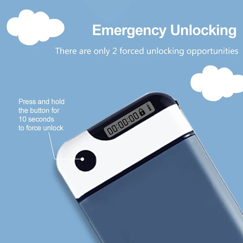 Mobile Phone Timer Lock Box Self-Discipline Device Phone Lock Time Management and Anti-Mobile Internet Addiction Lock Box