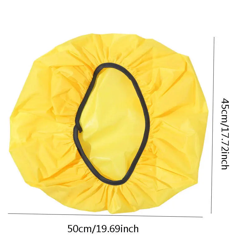Lightweight Waterproof Backpack Rain Cover with Elastic Hem Compact Travel Dust Protector for Outdoor Camping Daypacks