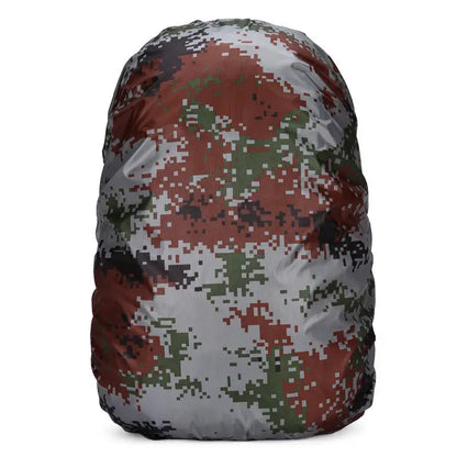 Lightweight Waterproof Backpack Rain Cover with Elastic Hem Compact Travel Dust Protector for Outdoor Camping Daypacks